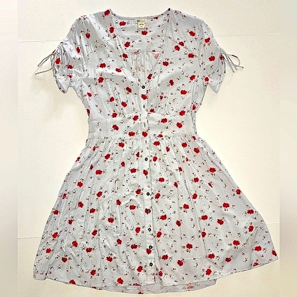 BILLABONG Blue Floral Mini dress - Picture 2 of 8